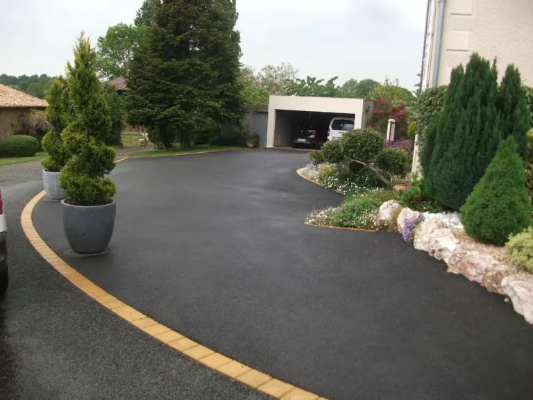 revêtement drainant dans le 79